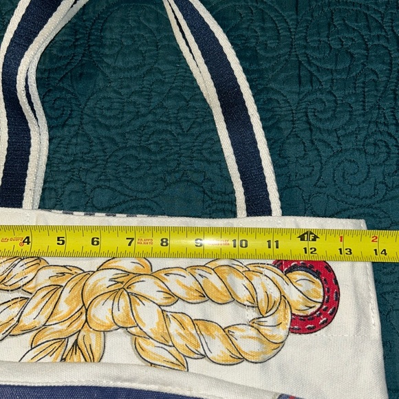 Brighton Nautical Print Canvas Tote - Picture 8 of 10